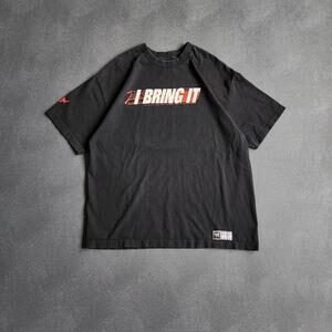 Vintage WWE The Rock I Bring It Black Wrestling Shirt XL
